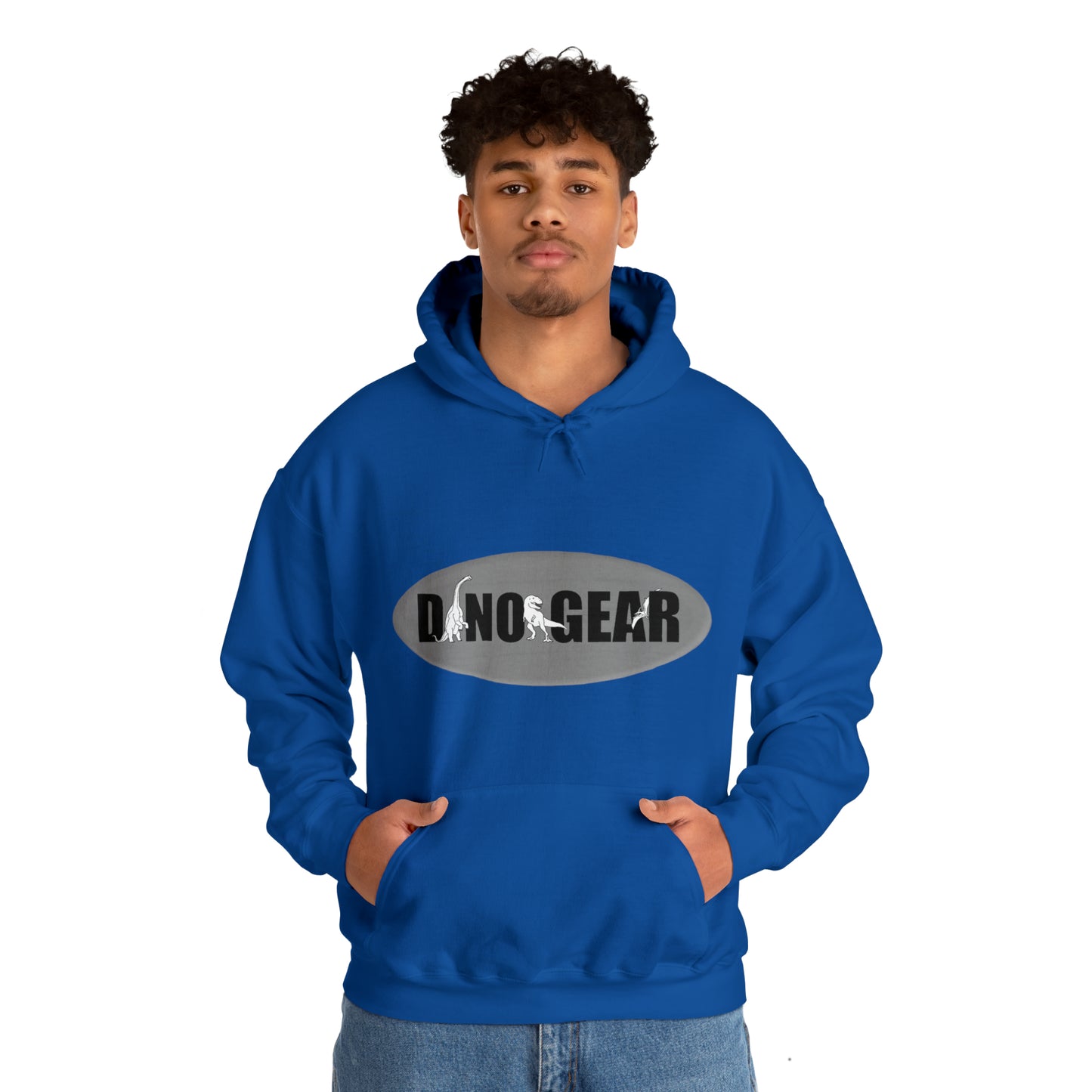 Dino-Gear Logo - Unisex Heavy Blend™ Hooded Sweatshirt