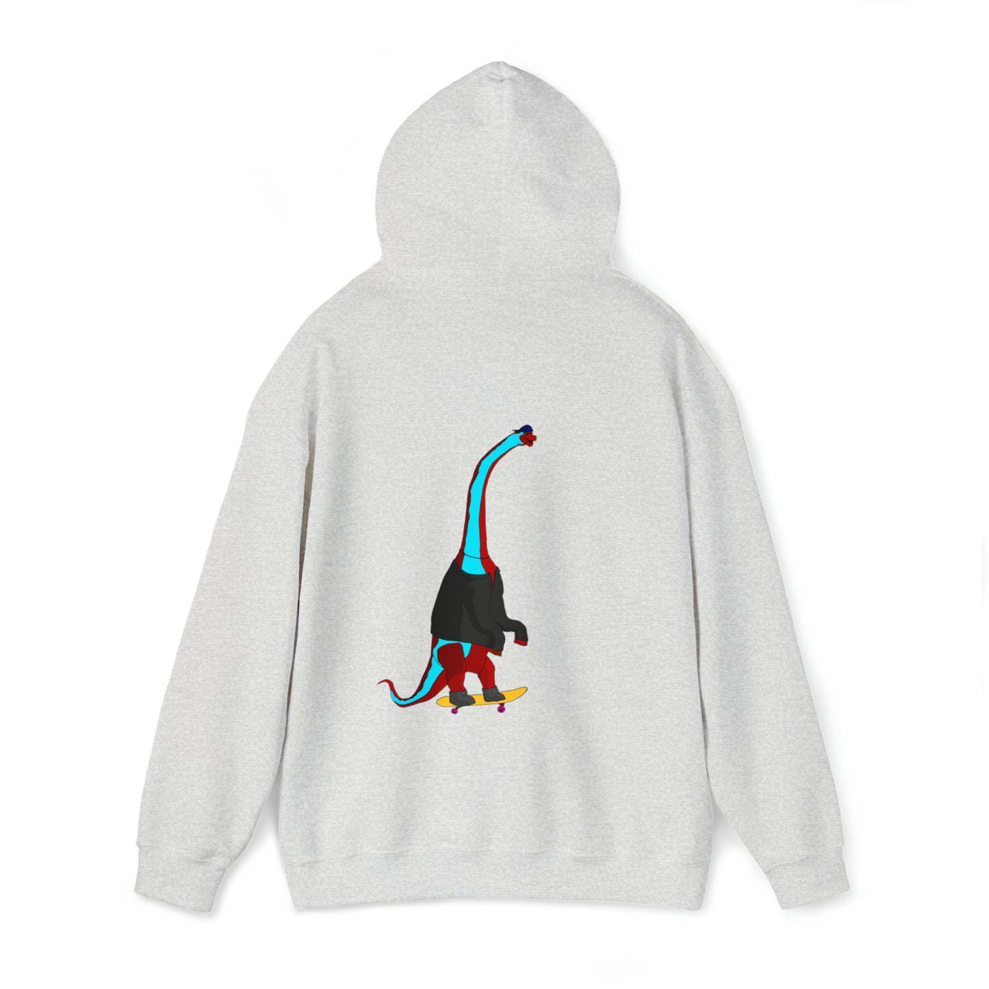 Dino-Gear: Skater Bronto - Unisex Heavy Blend™ Hooded Sweatshirt