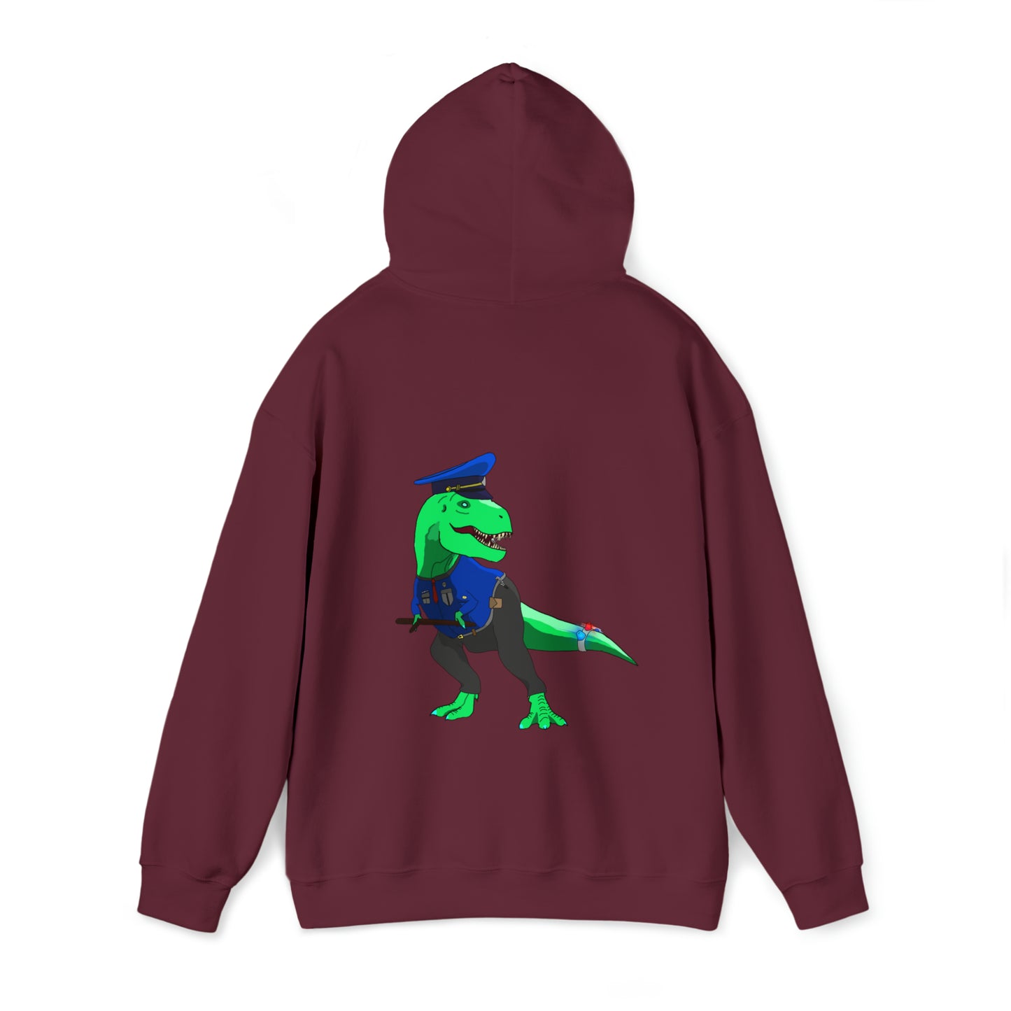 Dino-Gear: Police Rex - Unisex Heavy Blend™ Hooded Sweatshirt