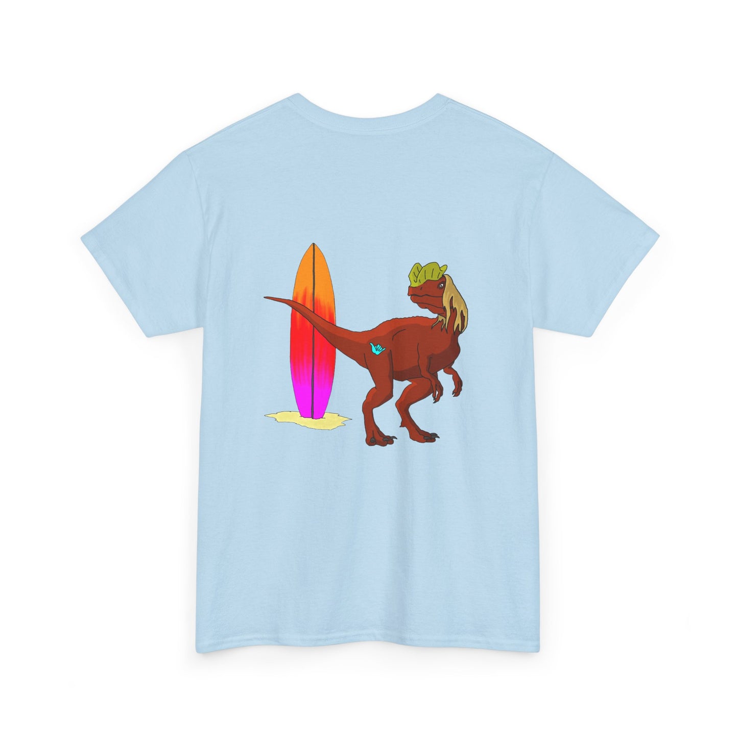 Surfing Dilophosaurus