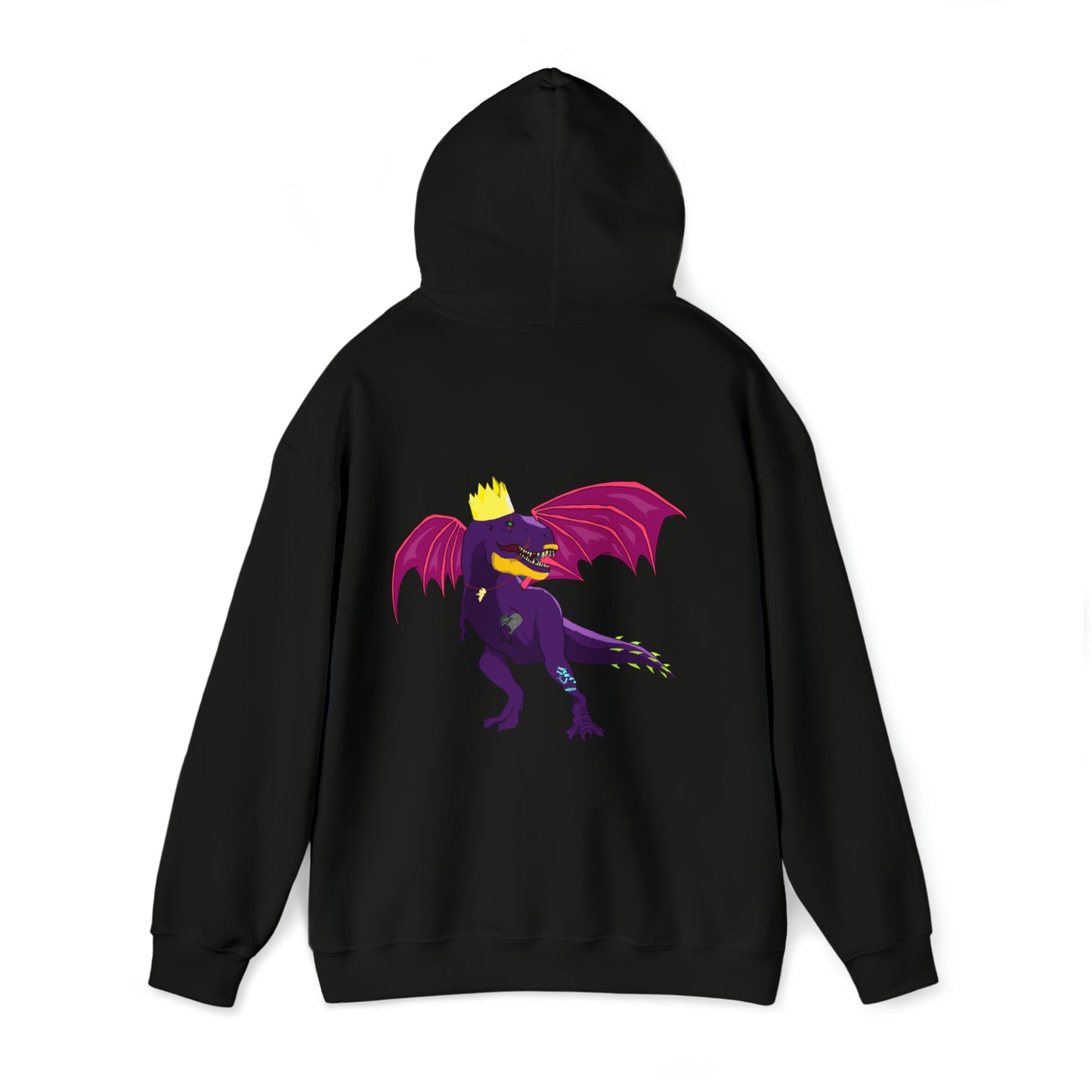 Dino-Gear: Winged King Rex - Unisex Heavy Blend™ Hooded Sweatshirt