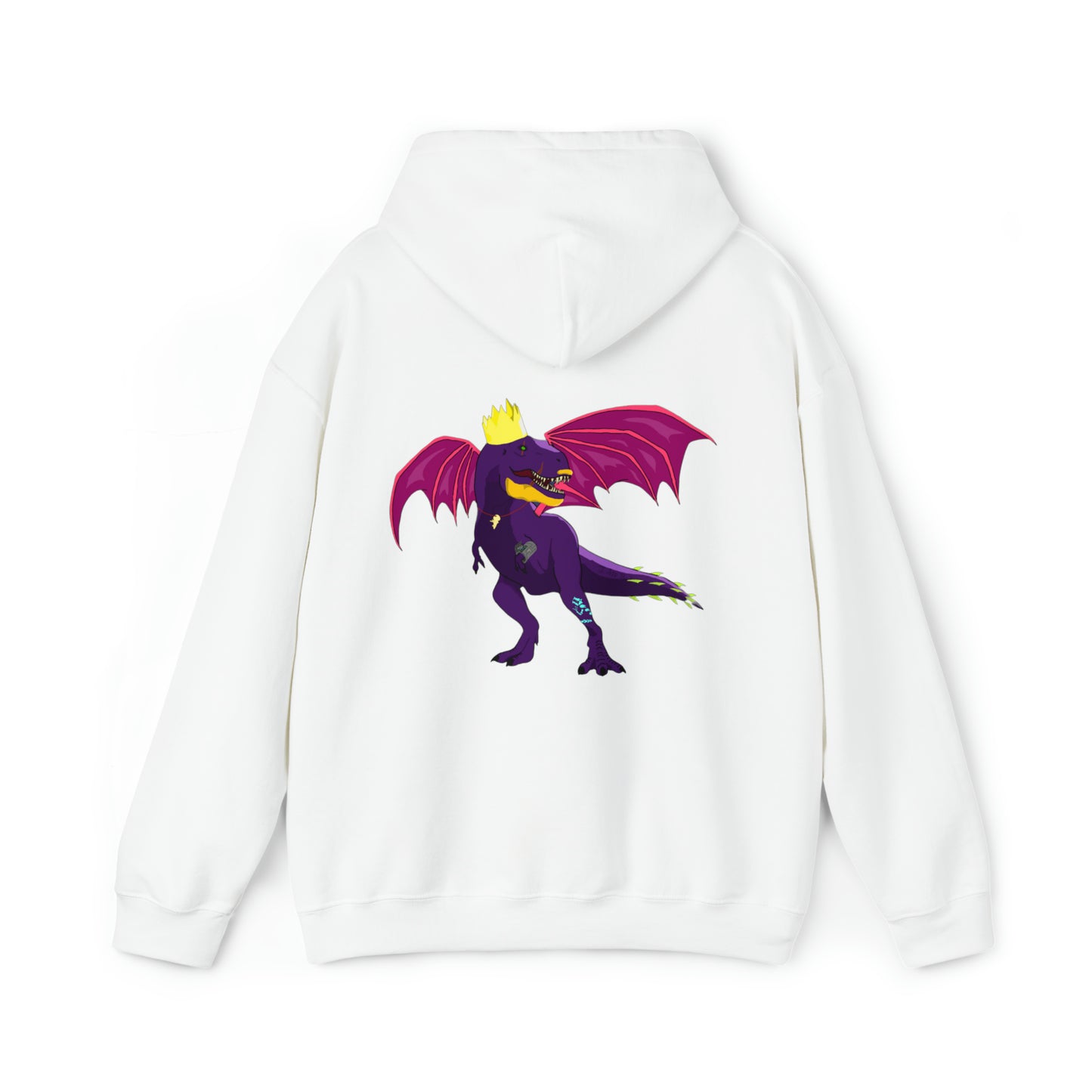 Dino-Gear: Winged King Rex - Unisex Heavy Blend™ Hooded Sweatshirt