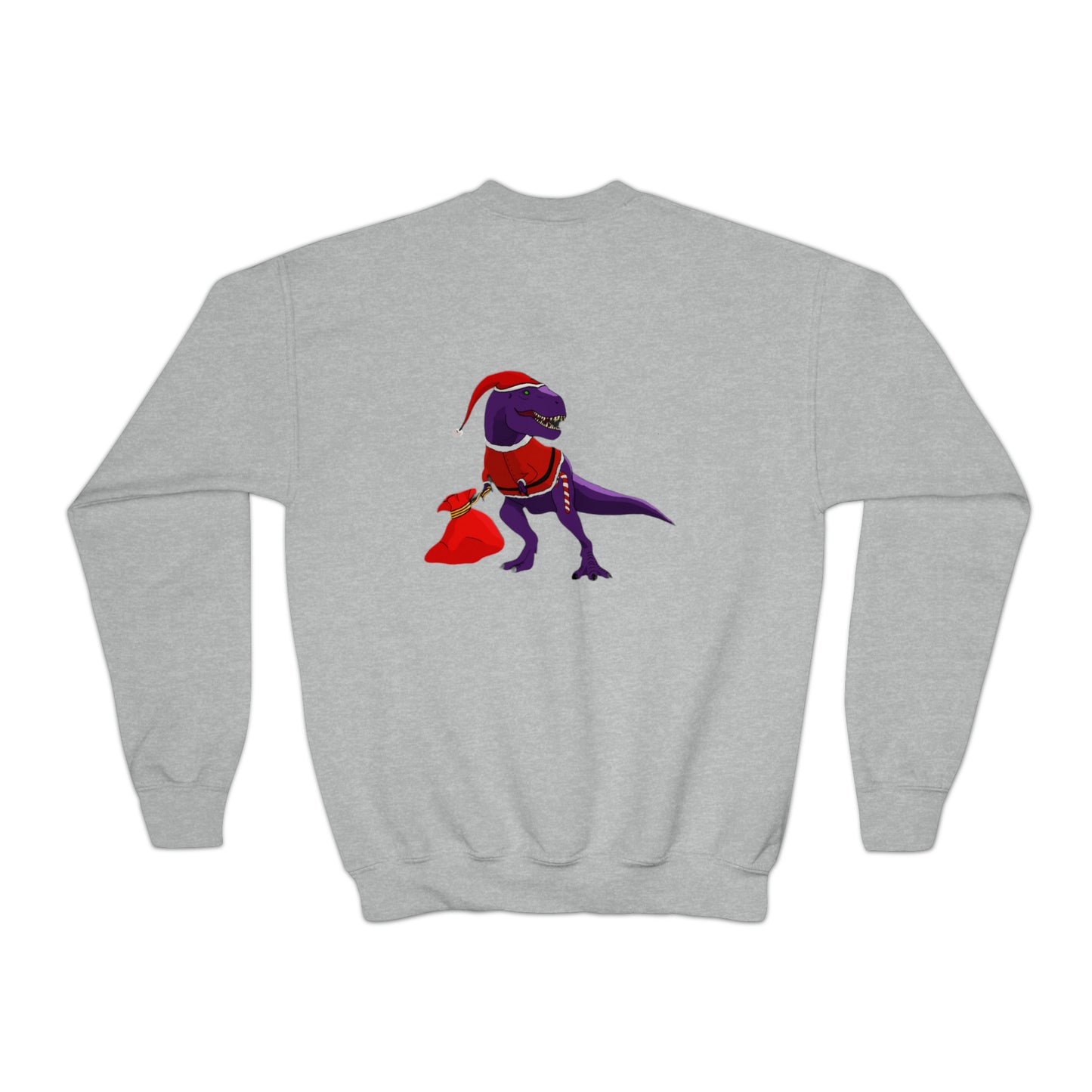 Santa Rex - Youth Crewneck Sweatshirt