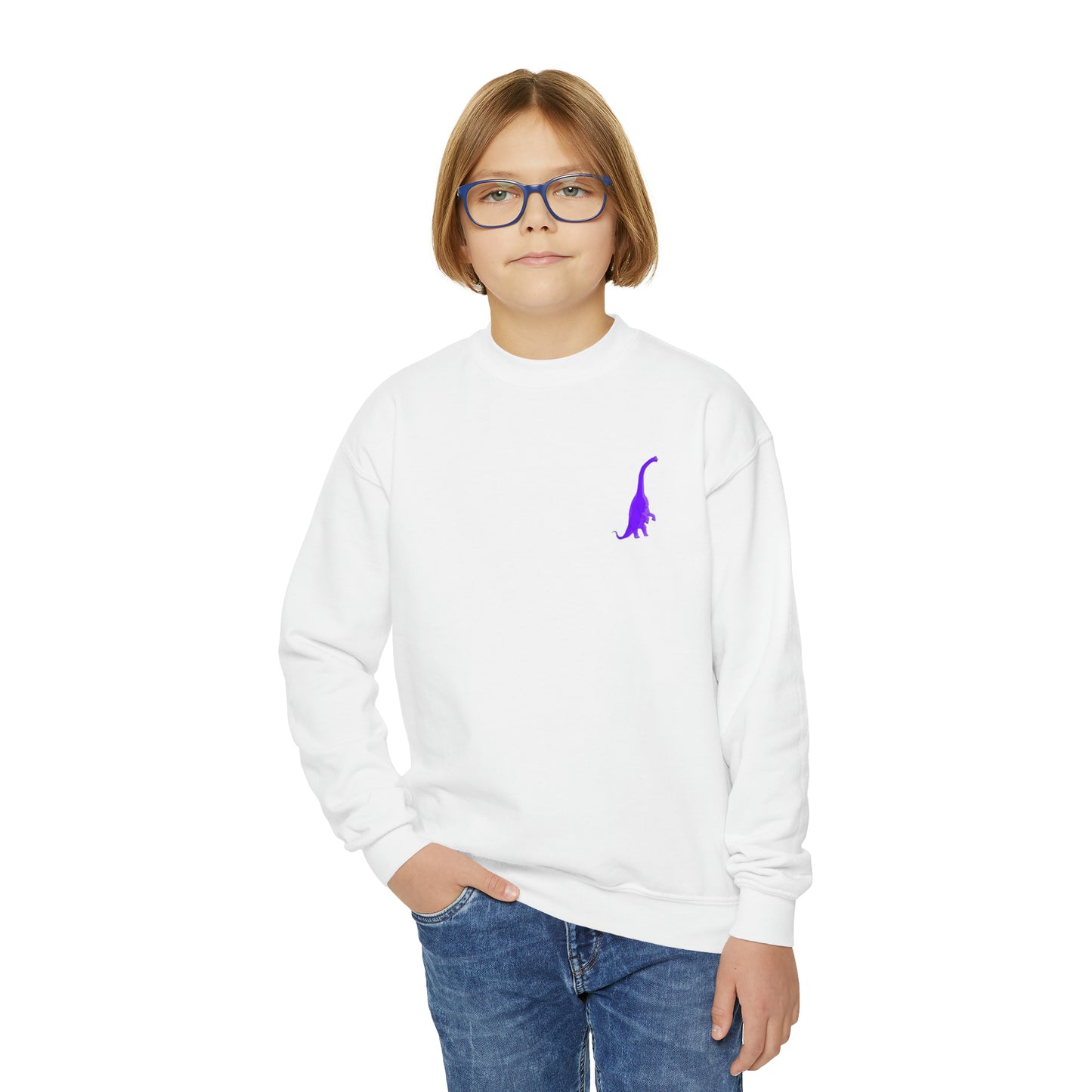 Purple Bronto - Youth Crewneck Sweatshirt