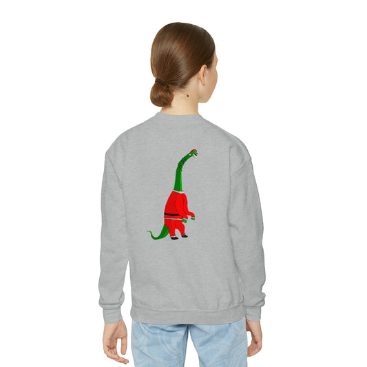 Santa Bronto - Youth Crewneck Sweatshirt