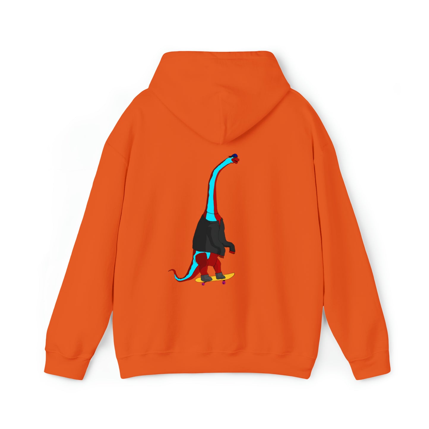 Dino-Gear: Skater Bronto - Unisex Heavy Blend™ Hooded Sweatshirt